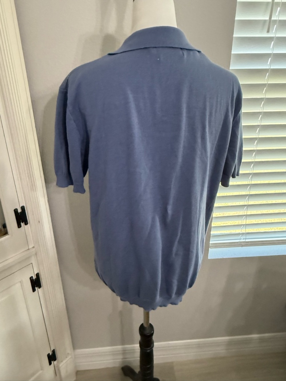 OXKNIT floral knit polo shirt - Picture 5 of 6